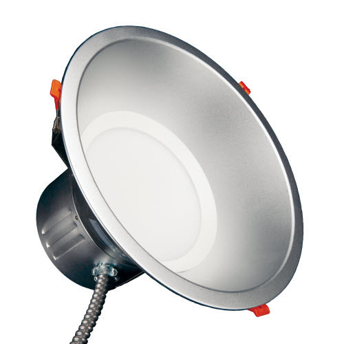 LED Selectable Commercial Recessed Downlight Diffuser Version - 12", 18W/23W/30W, CCT 27K/50K