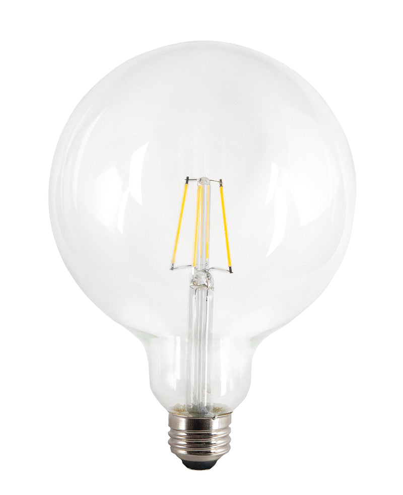 LED Filament High CRI G40 Globe Lamp E26 Clear - 5", 4.5W, 30K
