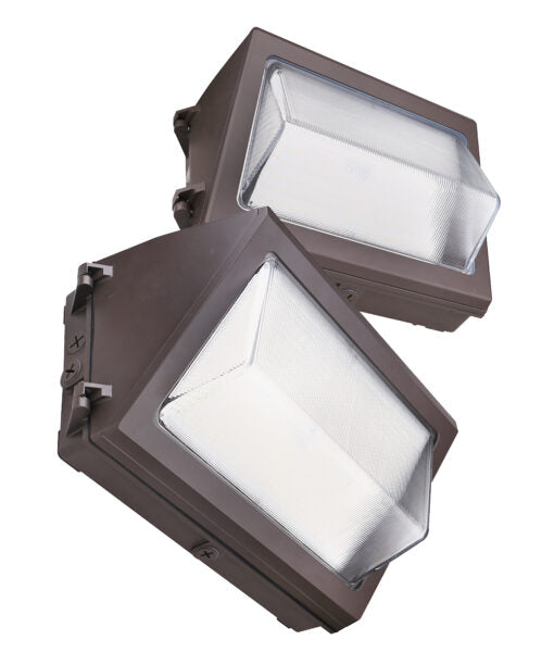 Obert FWPT Series LED Wallpack Light - 100W, CCT