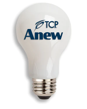 TCP Anew Superior Spectrum LED Lamp - 8.5 Watt, 850 Lumens, 2850 Kelvin 12-Pack