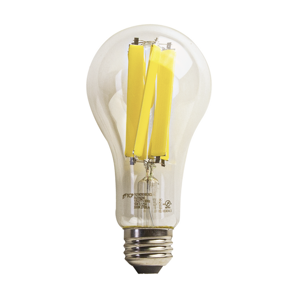 TCP LED High Lumen Filament Lamp A21 E26 Clear - 15 Watt, 3000 Lumens, 3000 Kelvin
