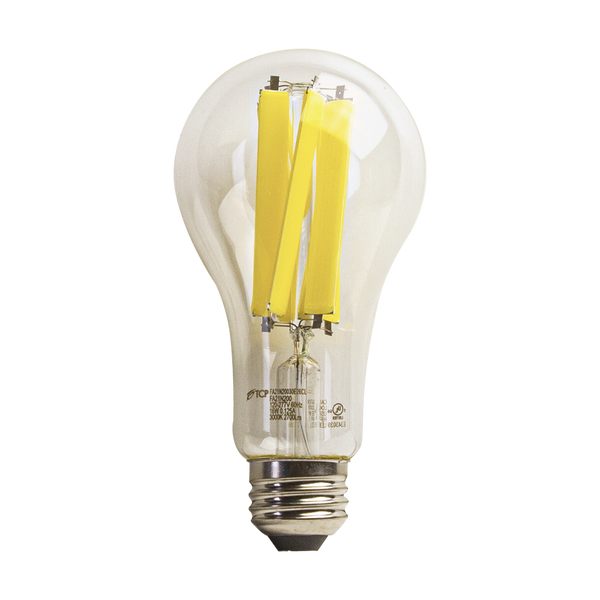 Clear High Lumen LED Filament Lamps - 3.4", 200W, 30K