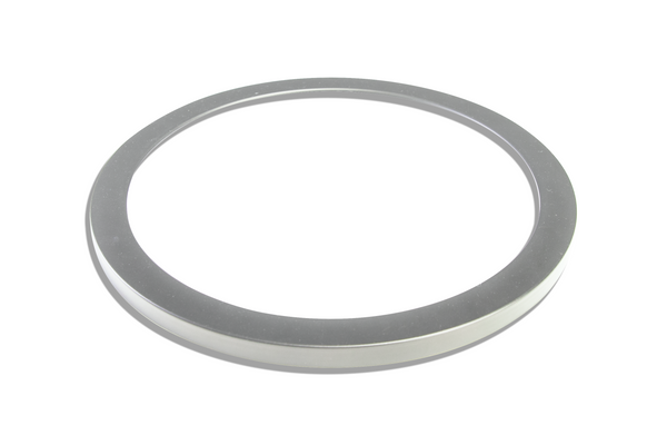 LED Slim Circle Flush Mount Chrome Ring - 9", 18W