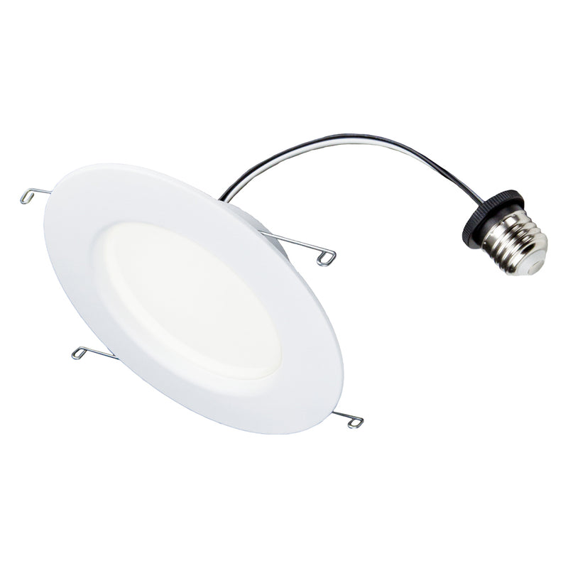 LED Recessed Flat Face Retrofit CCT Selectable Downlights - 5"/6", 816W, 30K/40K/50K