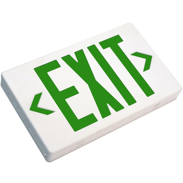 Compact LED Exit Sign Green - 12"