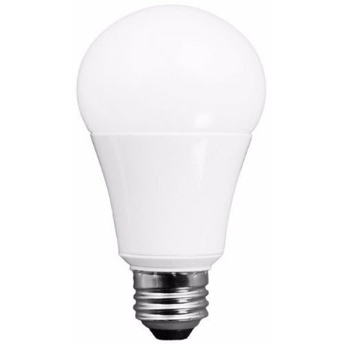 TCP A19 9W Dimmable LED Light Bulb 3000k 4-Pack