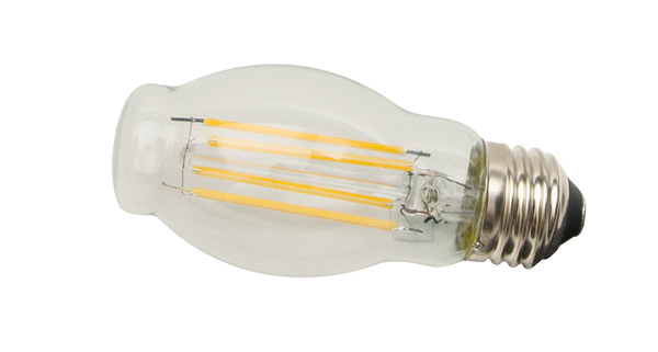 LED Classic Filament BT15 Lamp E26 Clear - 2", 8W, 27K