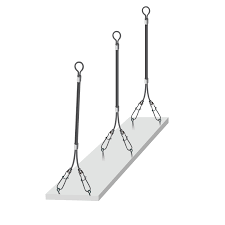 DT, FR Series Compatible Y-Split Hanging Kit - 10'