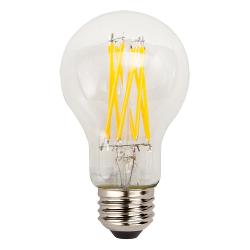 LED Filament High CRI FA19 Lamp E26 Clear - 3.4", 8W, 27K