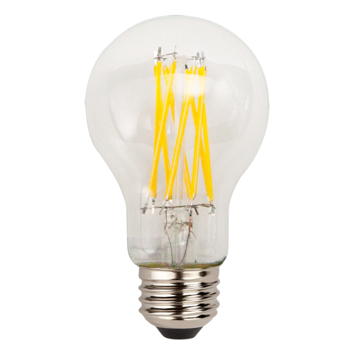AmberGlow White Filament A19 Lamp E26 Clear - 3.4", 8W, 24K