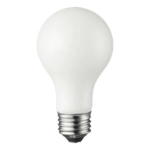 LED Classic Filament A19 Lamp E26 Frost - 2.4", 4.5W, 50K