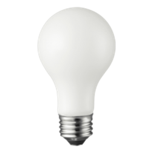 LED Classic Filament A19 Lamp E26 Frosted - 2.4", 4.5W, 40K