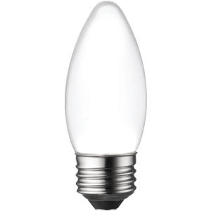 LED Filament High CRI Lamp E26 Frosted Blunt - 1.4", 3W, 50K