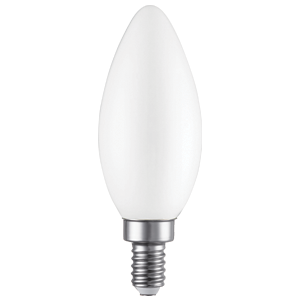 LED Filament High CRI Lamp E12 Frosted Blunt - 1.4", 5W, 40K