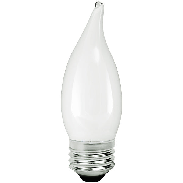AmberGlow White Filament F11 Lamp E26 Frost - 1.4", 5W, 24K