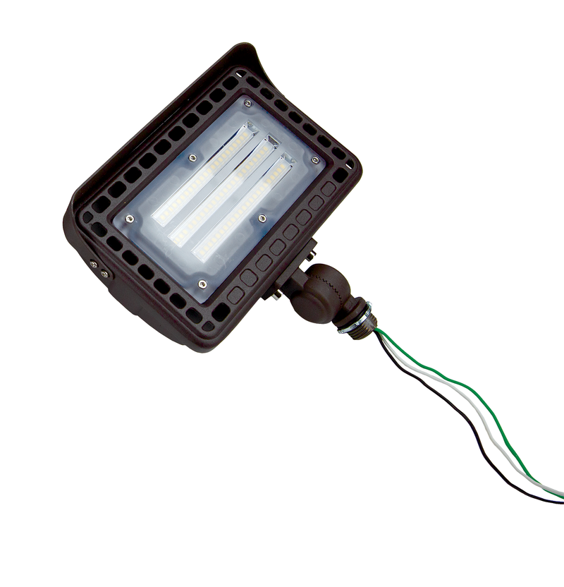 LED Flood Light Yoke - 7.72", 50W, 50K