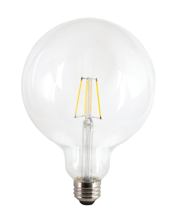 LED Filament High CRI G40 Globe Lamp E26 Clear - 5", 4.5W, 27K