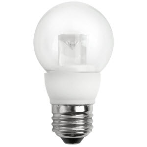 LED Dimmable Globe Lamps E26 Clear - 3.5", 5W, 27K