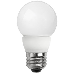 LED Dimmable Globe Lamps E26 Frost - 3.5", 3.5W, 24K
