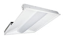 LED Fixed Wattage 2' Volumetric Troffer w/ Battery Back-up - 2', 38W, 30K